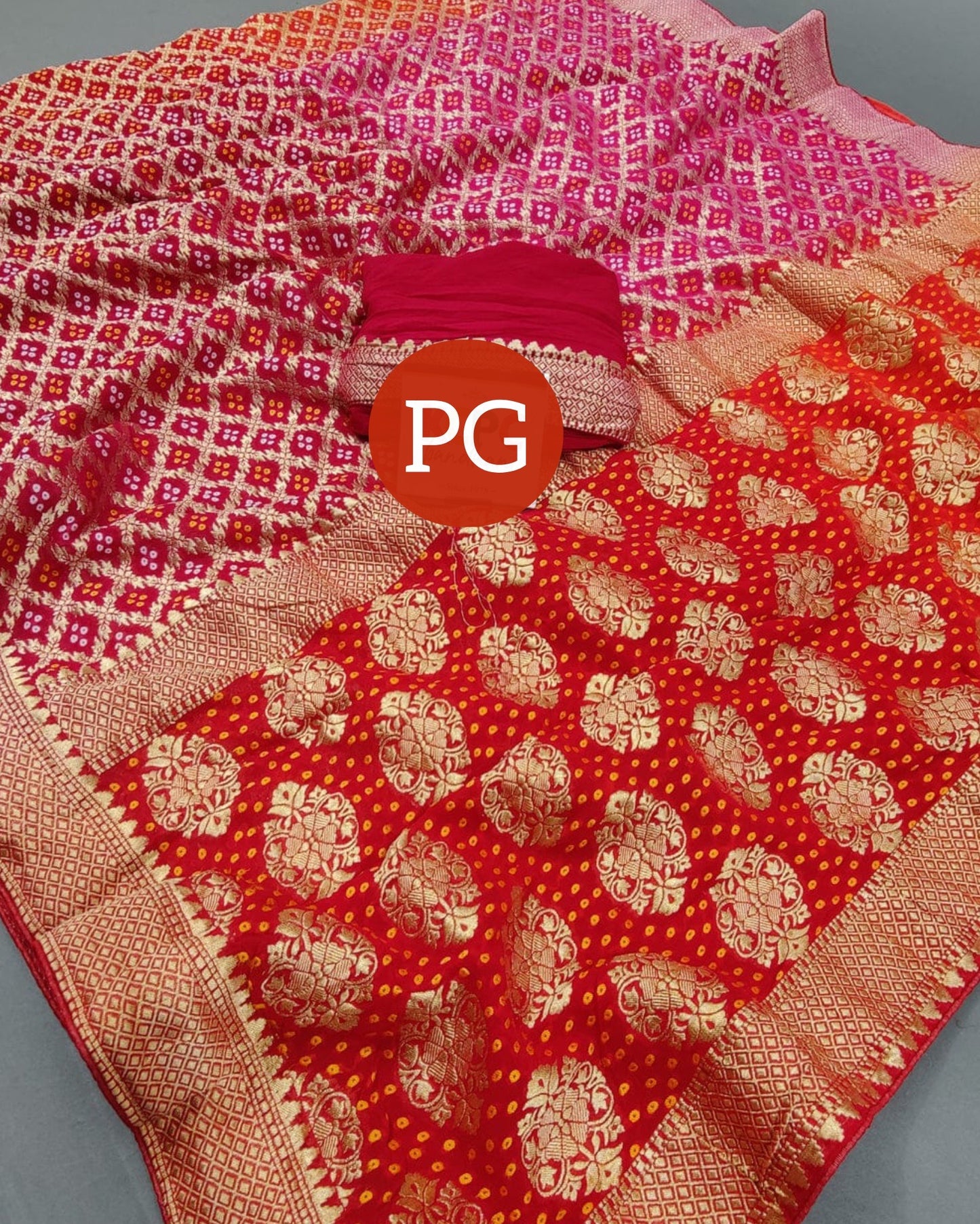 Pure khaddi georgette banarasi saree