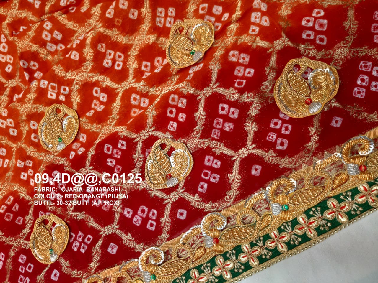 New Designer Belbutti Banarashi Ojaria Odhna Or Kc Chunri Pila