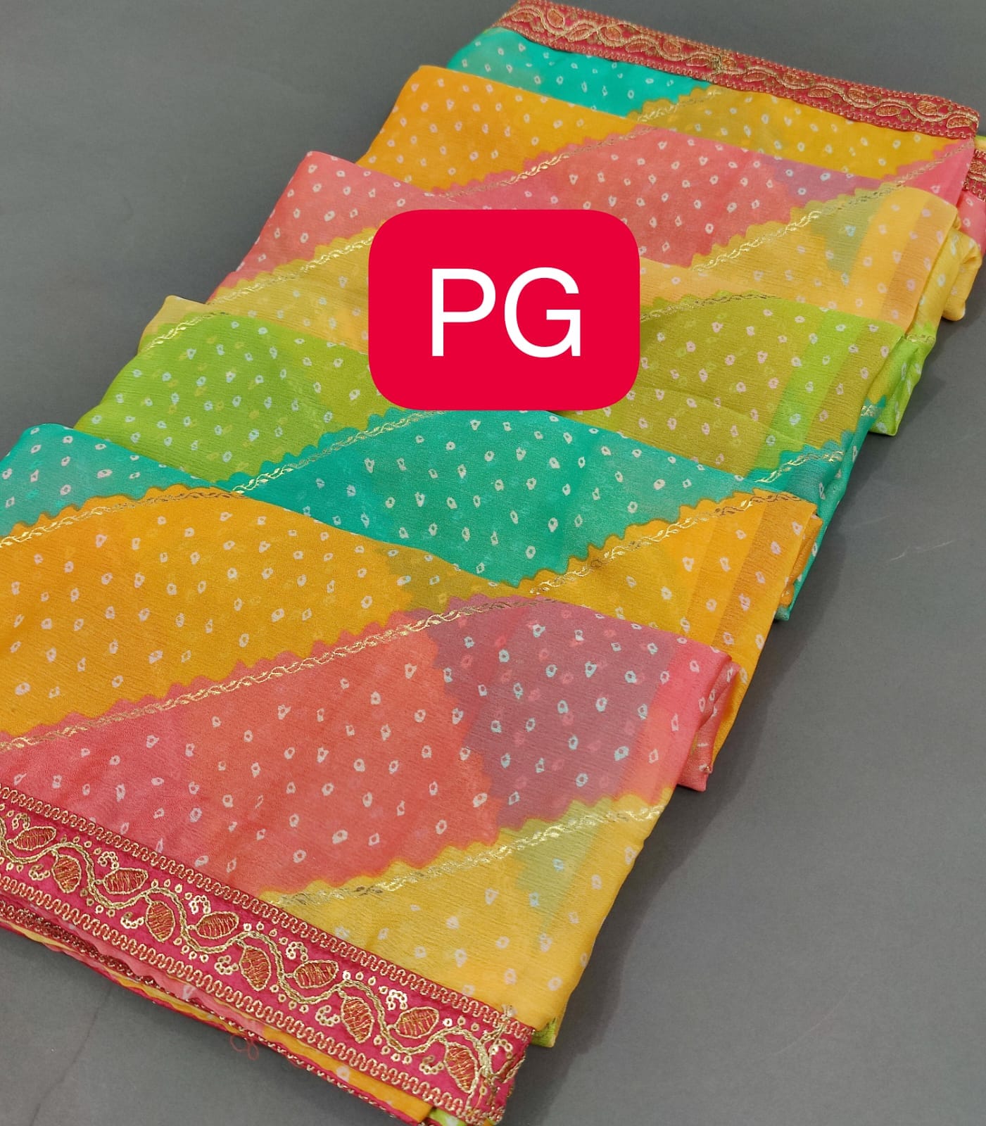 Priyaz gallery Latest New Launch Multicolour Lahariya Saree With Blouse, SR