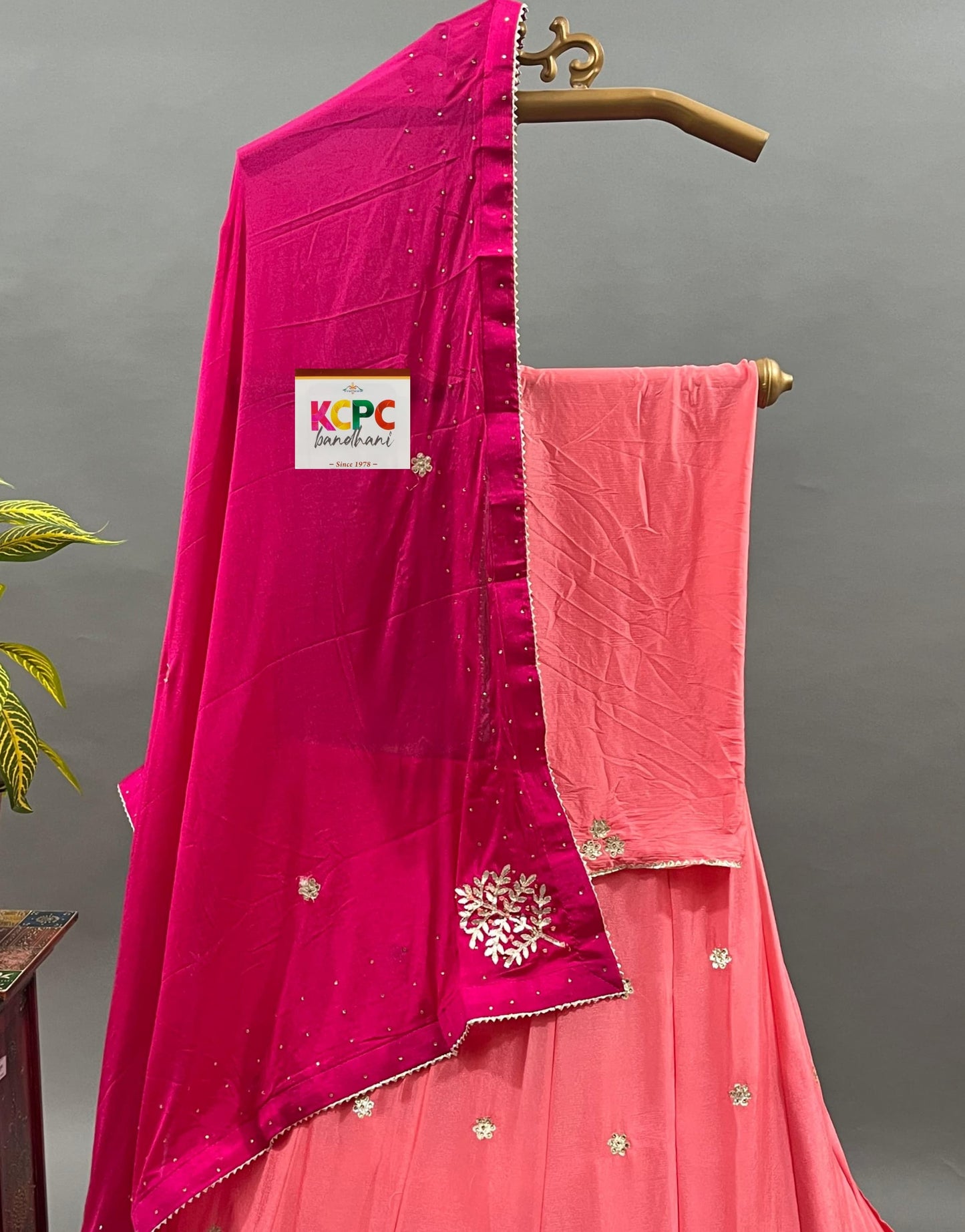 KcPc Exclusive New Upada Chinon with Gotapatti work lehenga set,RAJ