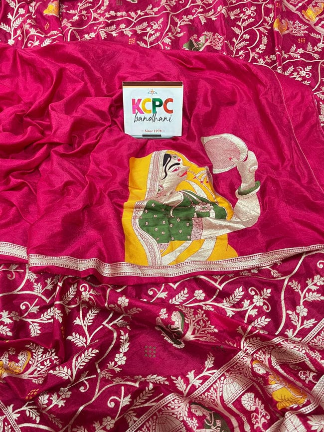 Priyaz gallery New Launch Munga silk Fabric Banarsi Zari weaving saree havey pallu with Blouse