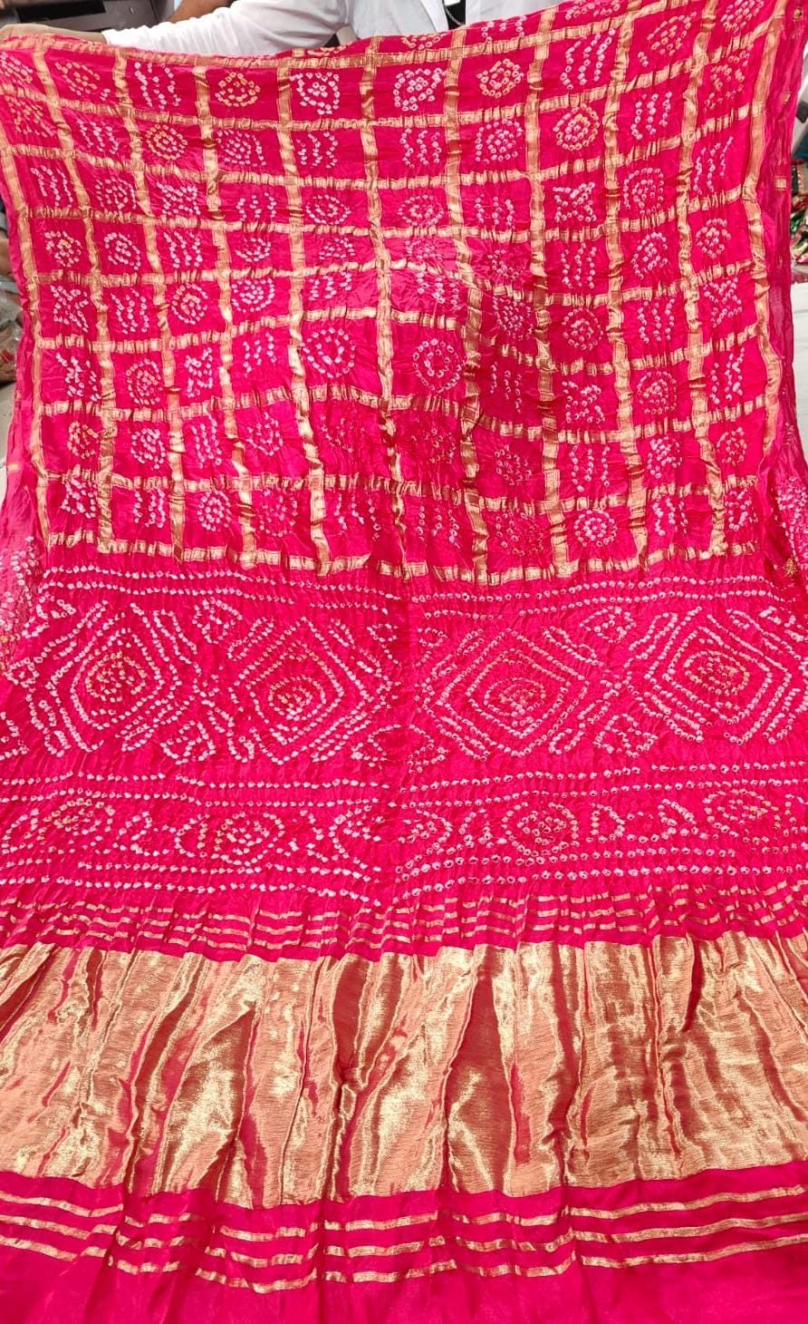 Pure gajji modal silk saree