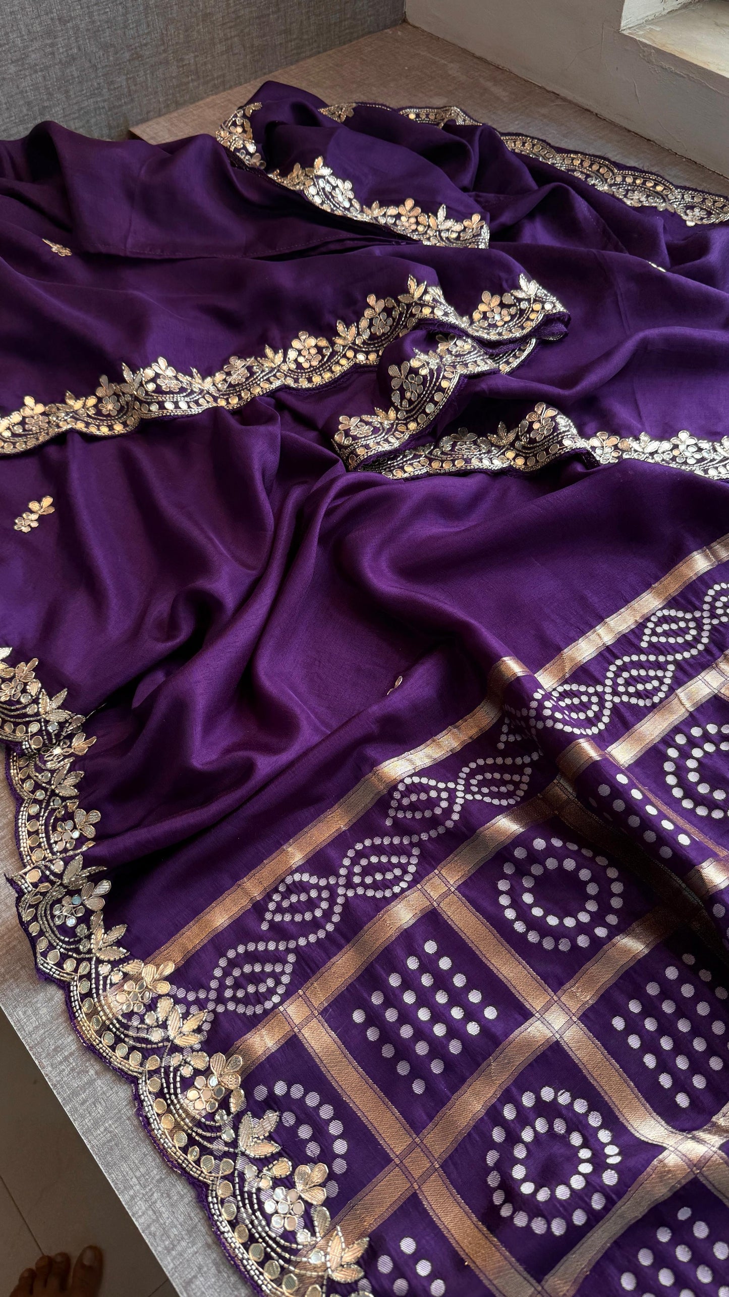 Pure Munga silk banarasi saree