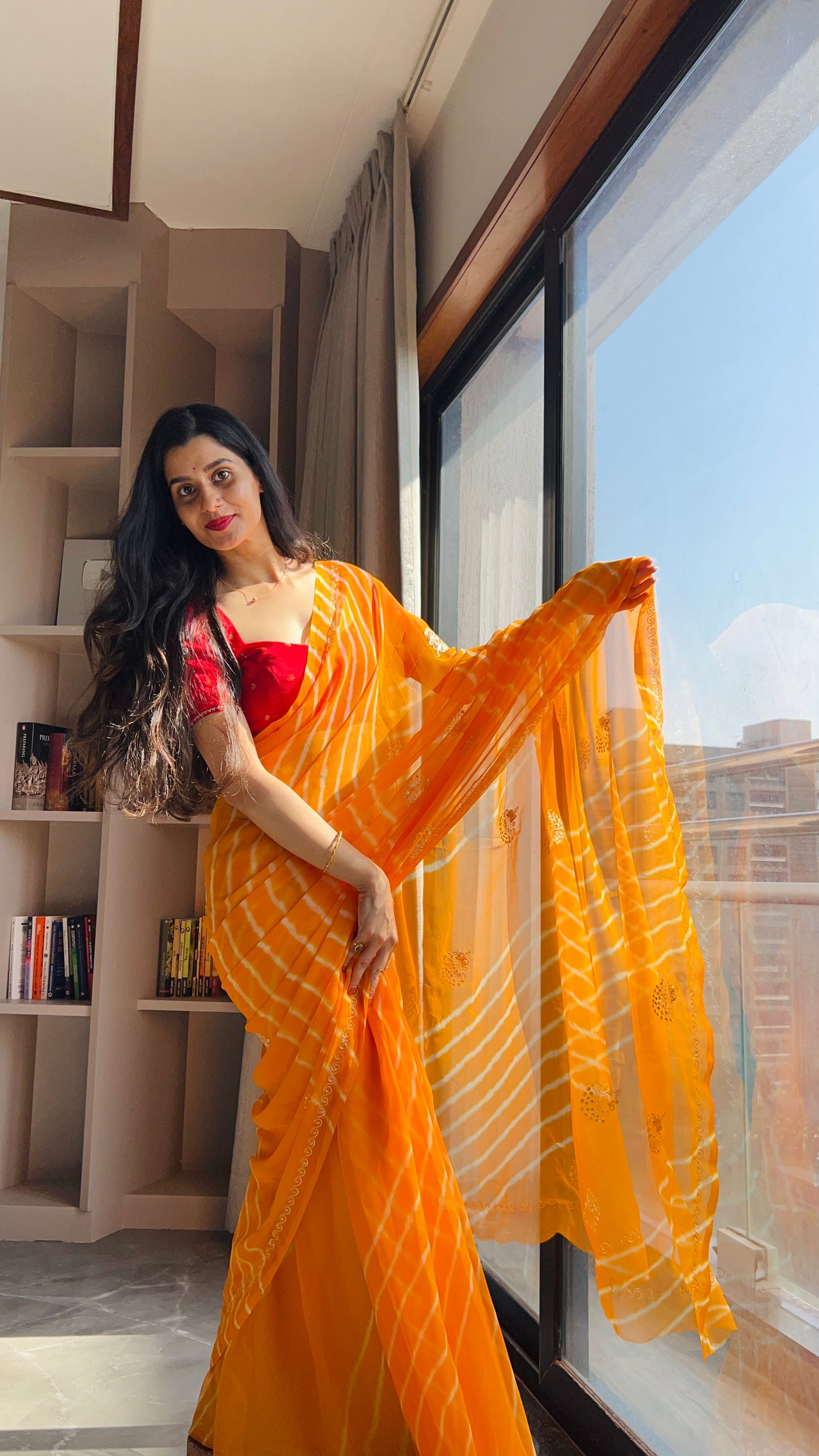 Pure chiffon saree
