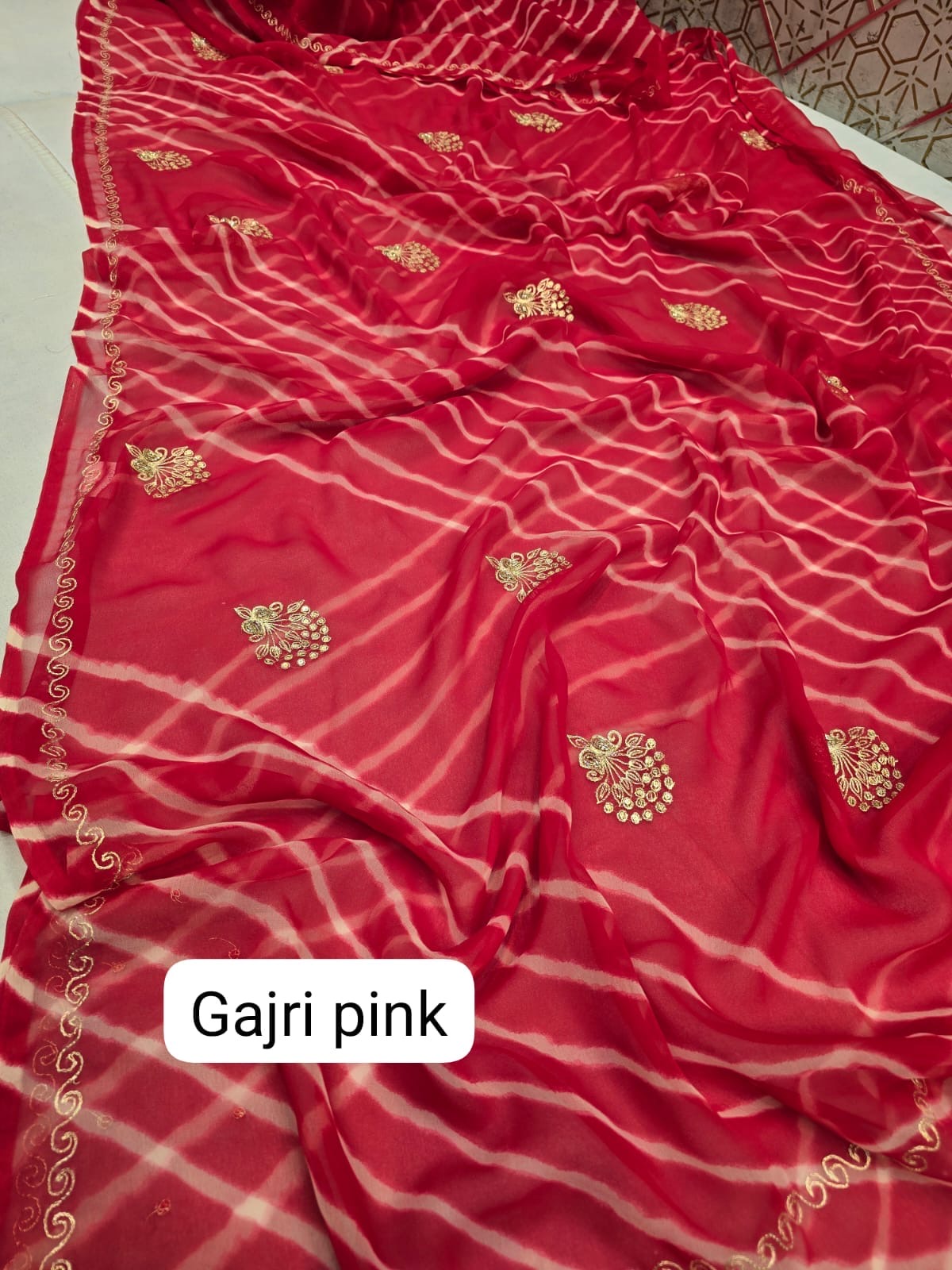 Pure chiffon saree