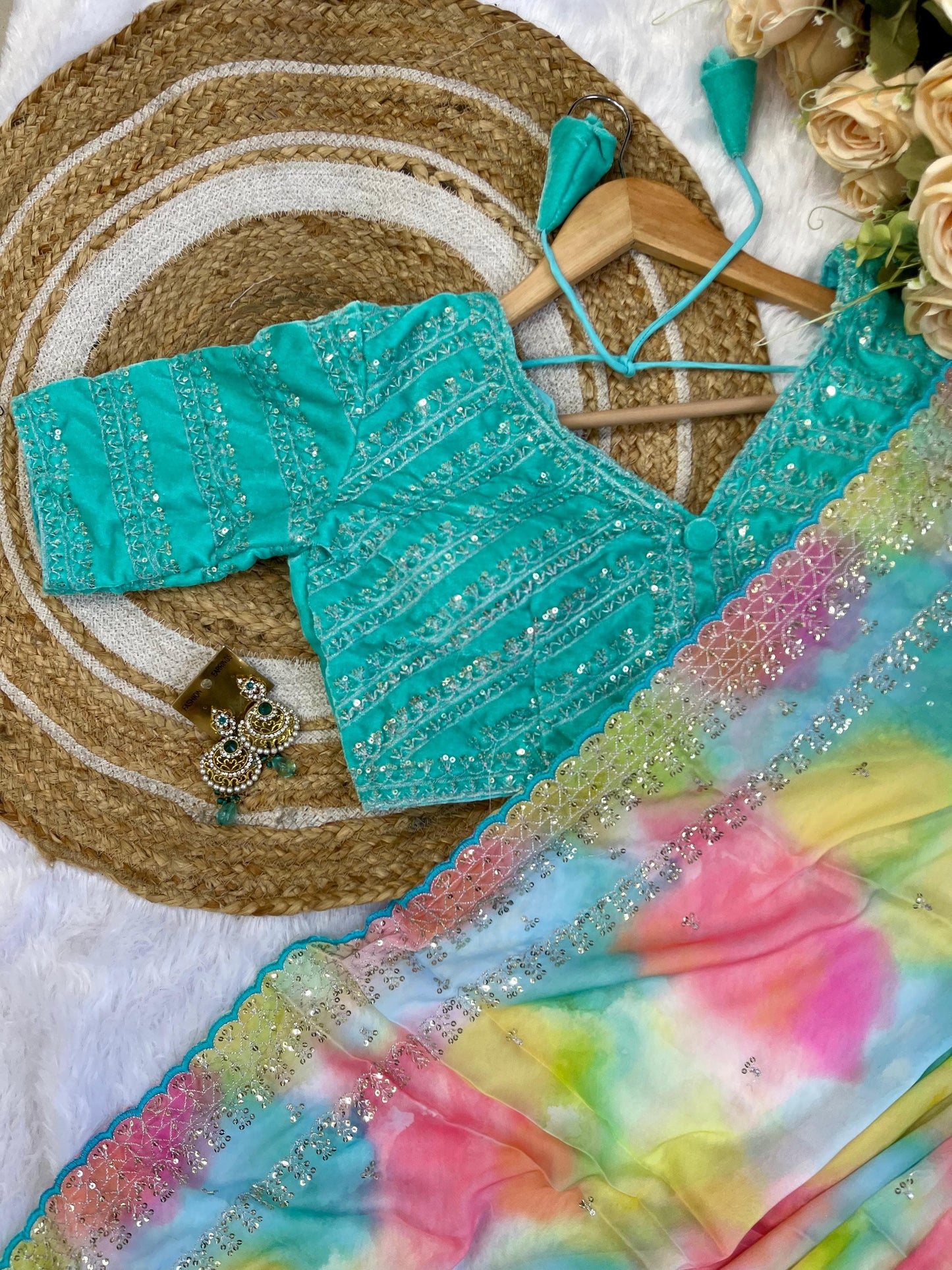 Pure soft rangoli silk saree ♥️