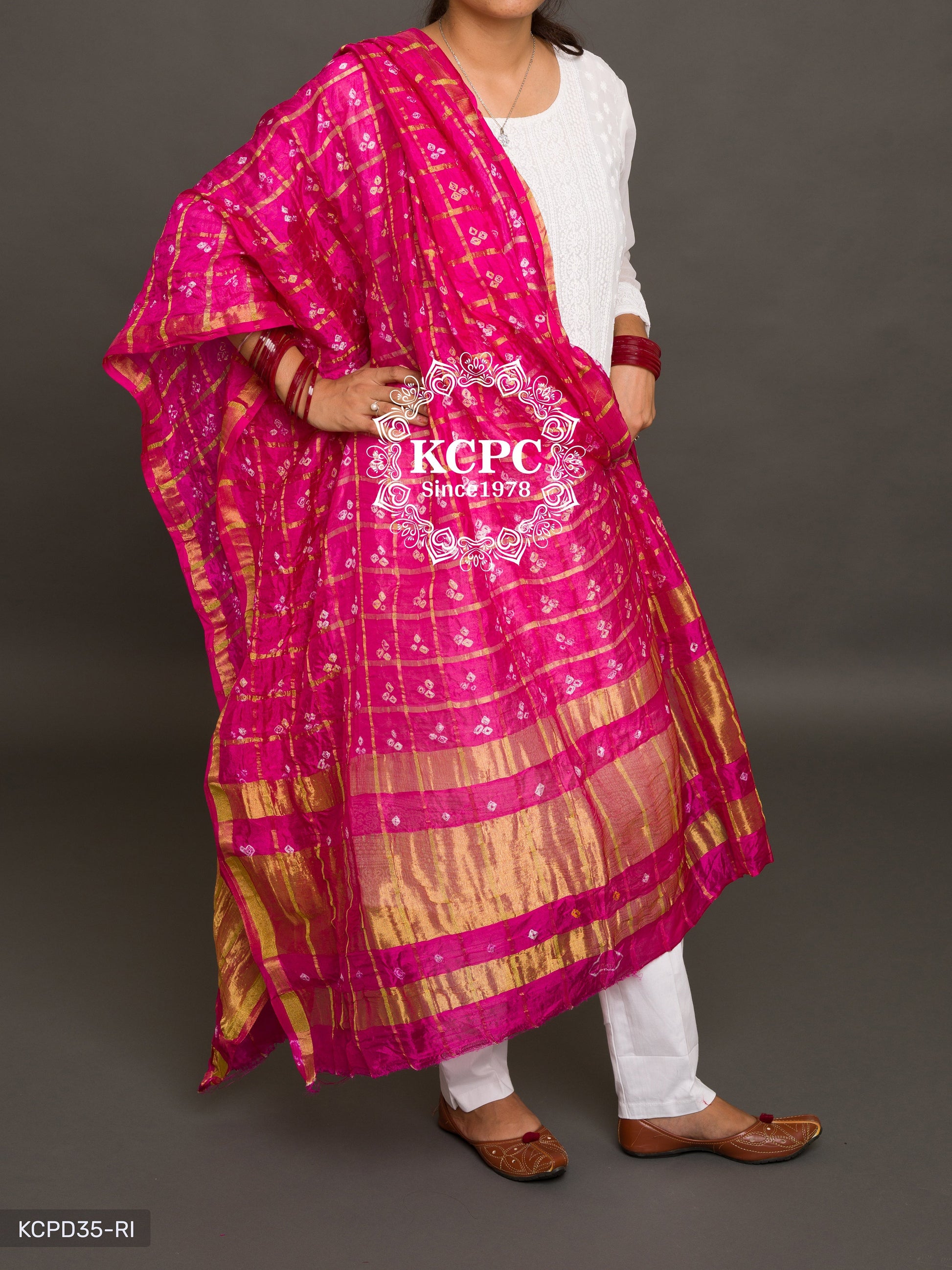 Ghatchola Bandhej Silk Dupattas Or Kc Dupatta