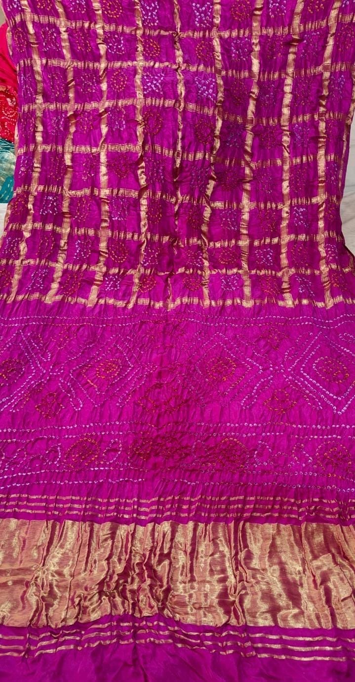 Pure gajji modal silk saree