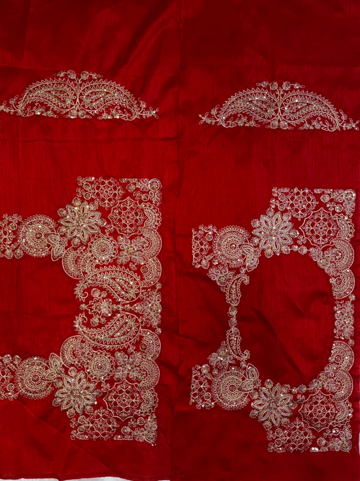Soft silk sequence work saree