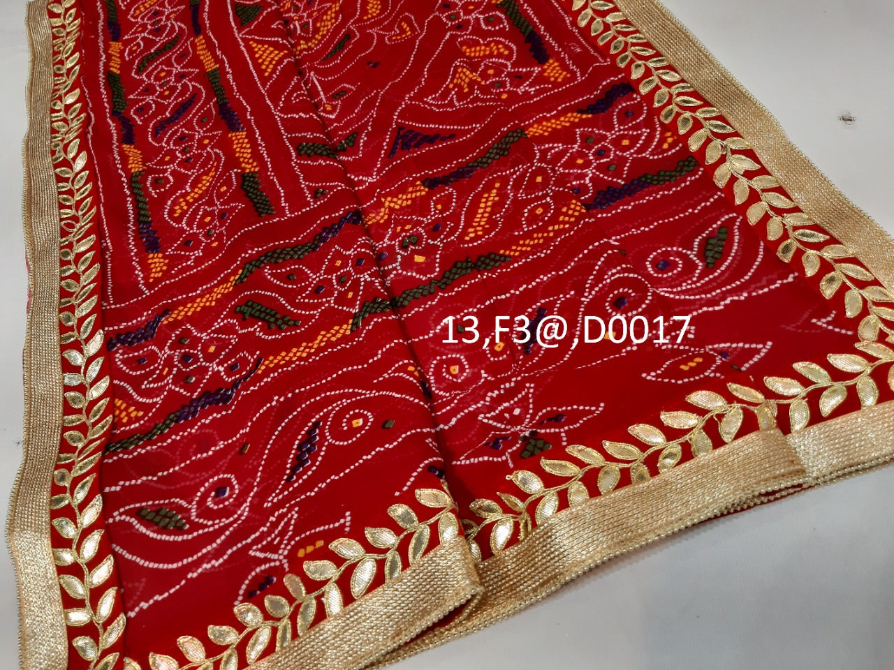 Rajasthani Traditional Bandhani Chunri Piliya Dupatta Or Kc Georgette Chunri