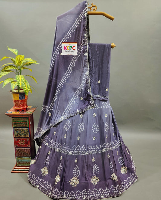 KcPc Latest New Launch chinon silk with katdana Gotapatti Handwork Lehenga set,RAJ