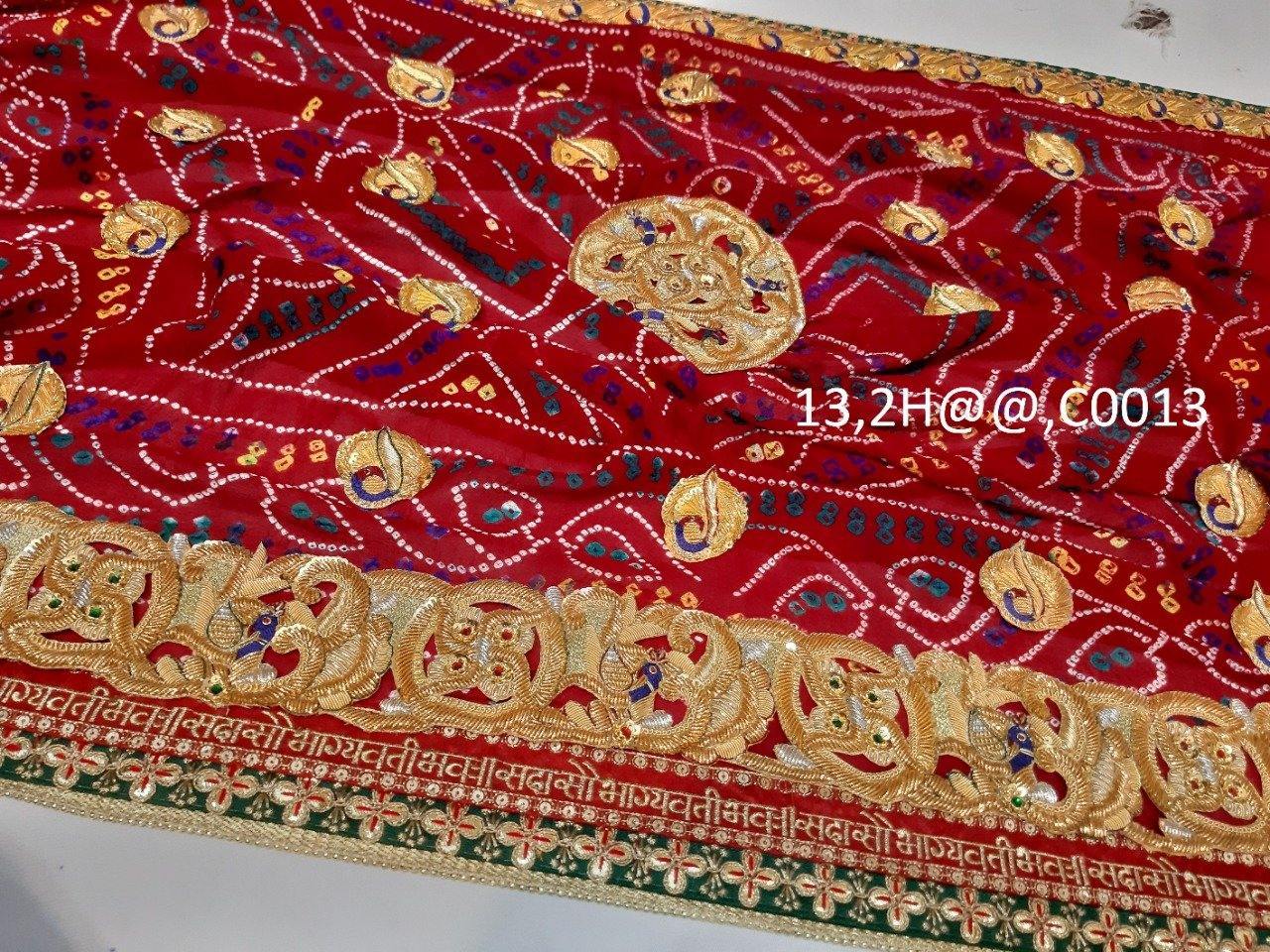 New Heavy Belbtti pure Georgat odhna   - KcPc Bandhani