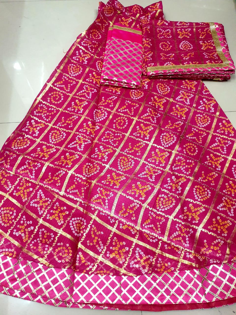 Gharchola Rajasthani Bandhej Kotta Doriya Lehengas Nr Kml Rani Lehenga