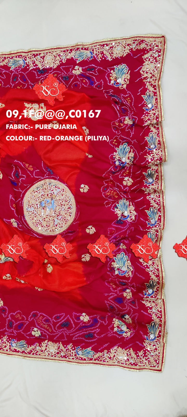 Beautifull Aara-Taari Work Marwari Chunri