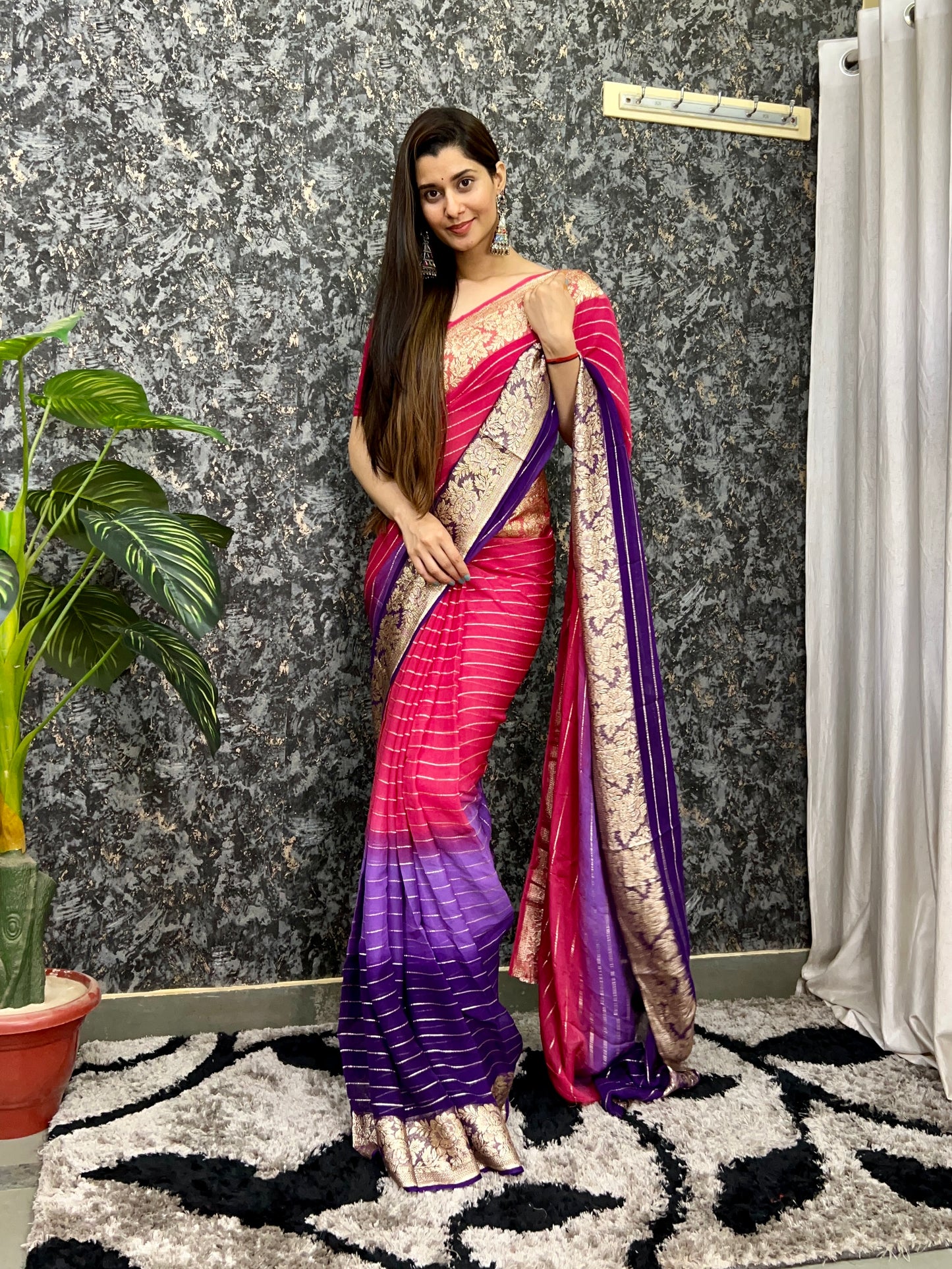 Pure georgette saree