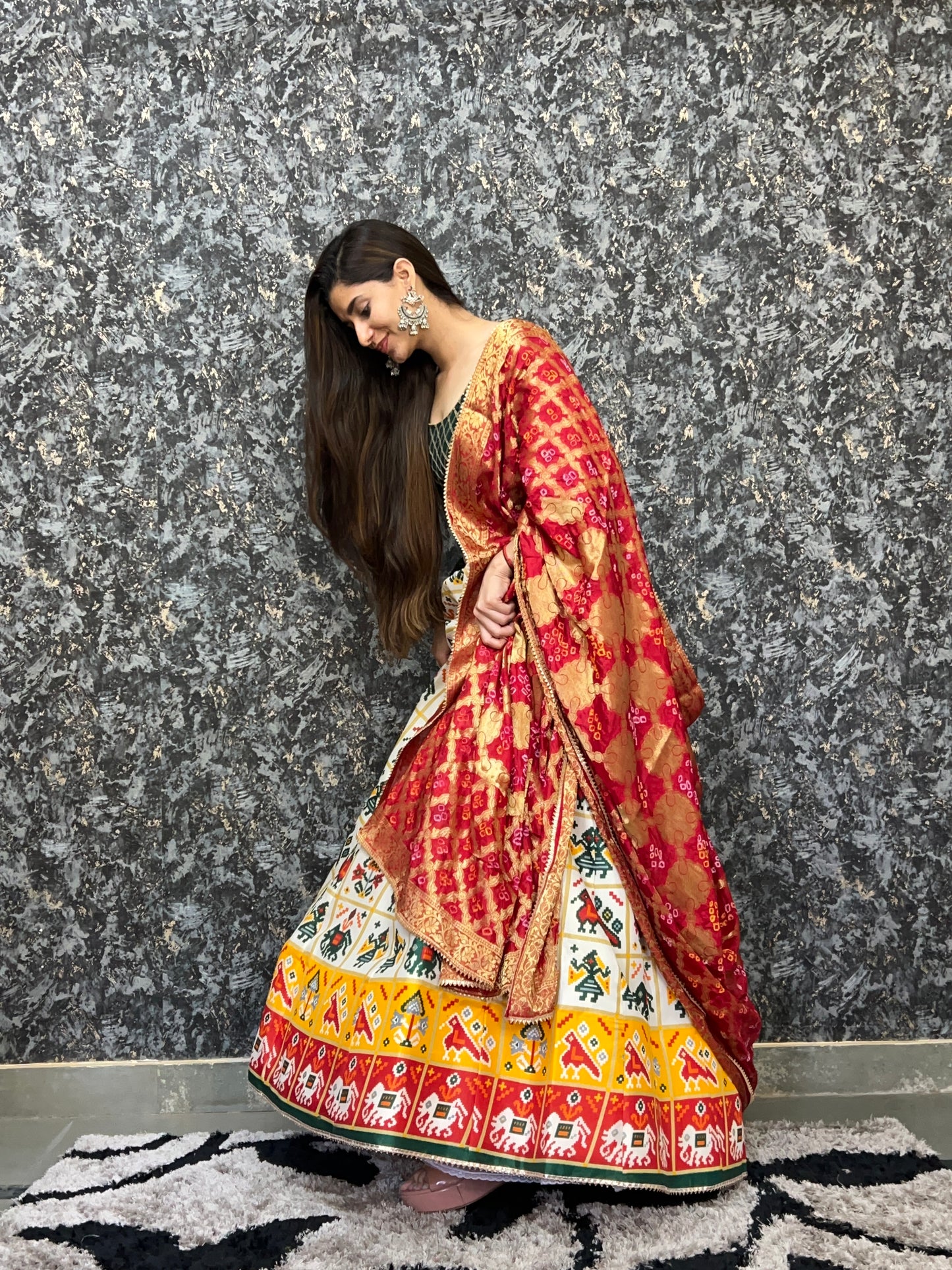 Priyazgallery designer patola silk lehenga