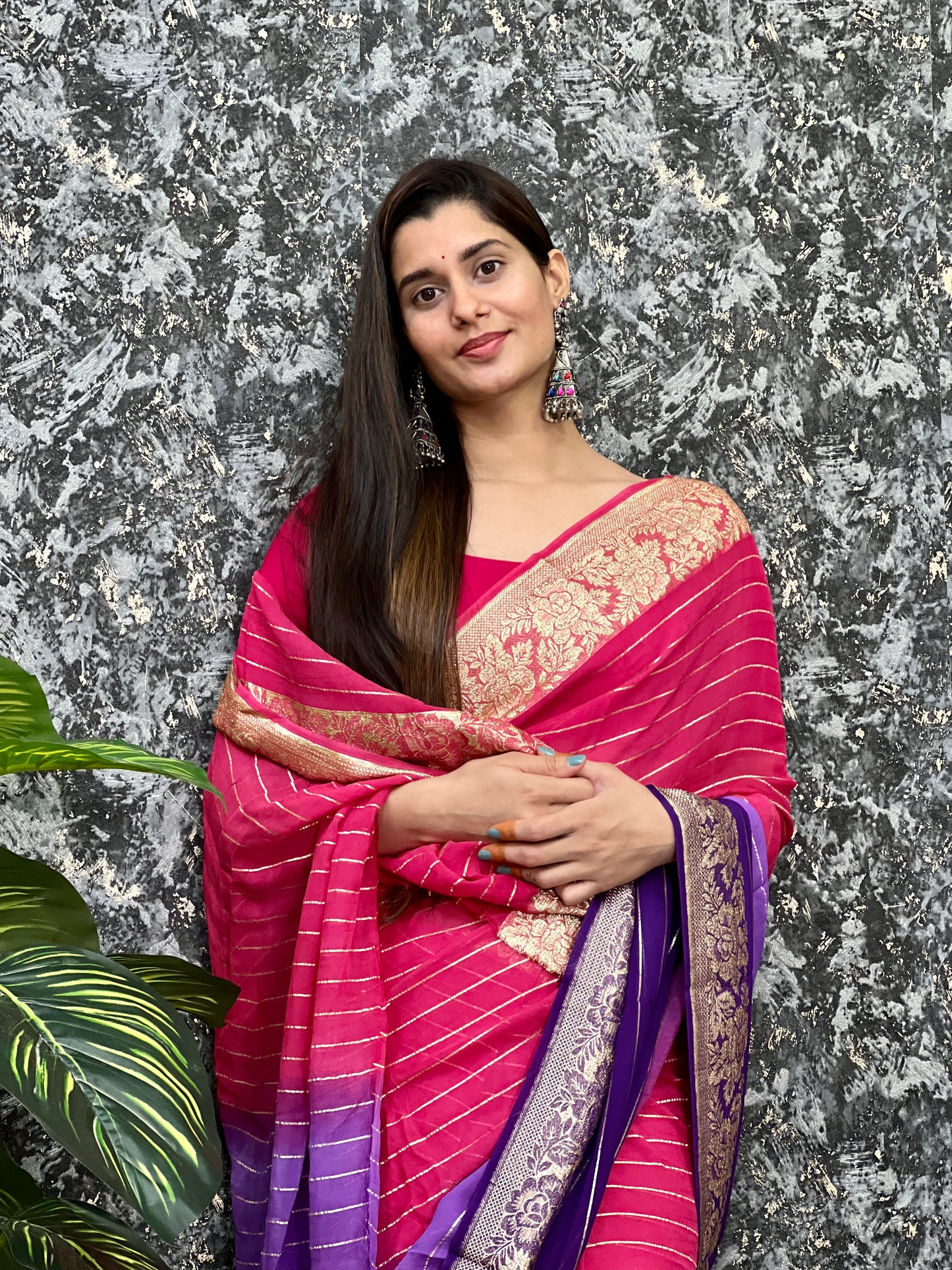 Pure georgette saree