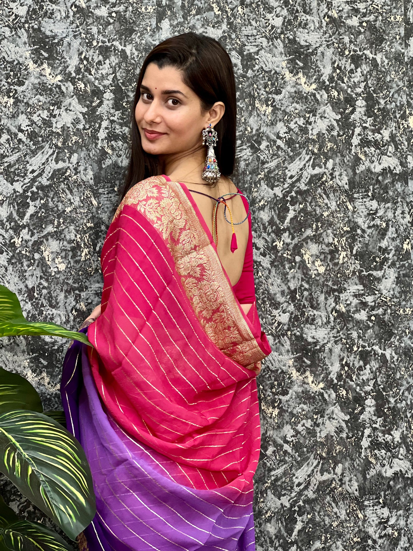 Pure georgette saree