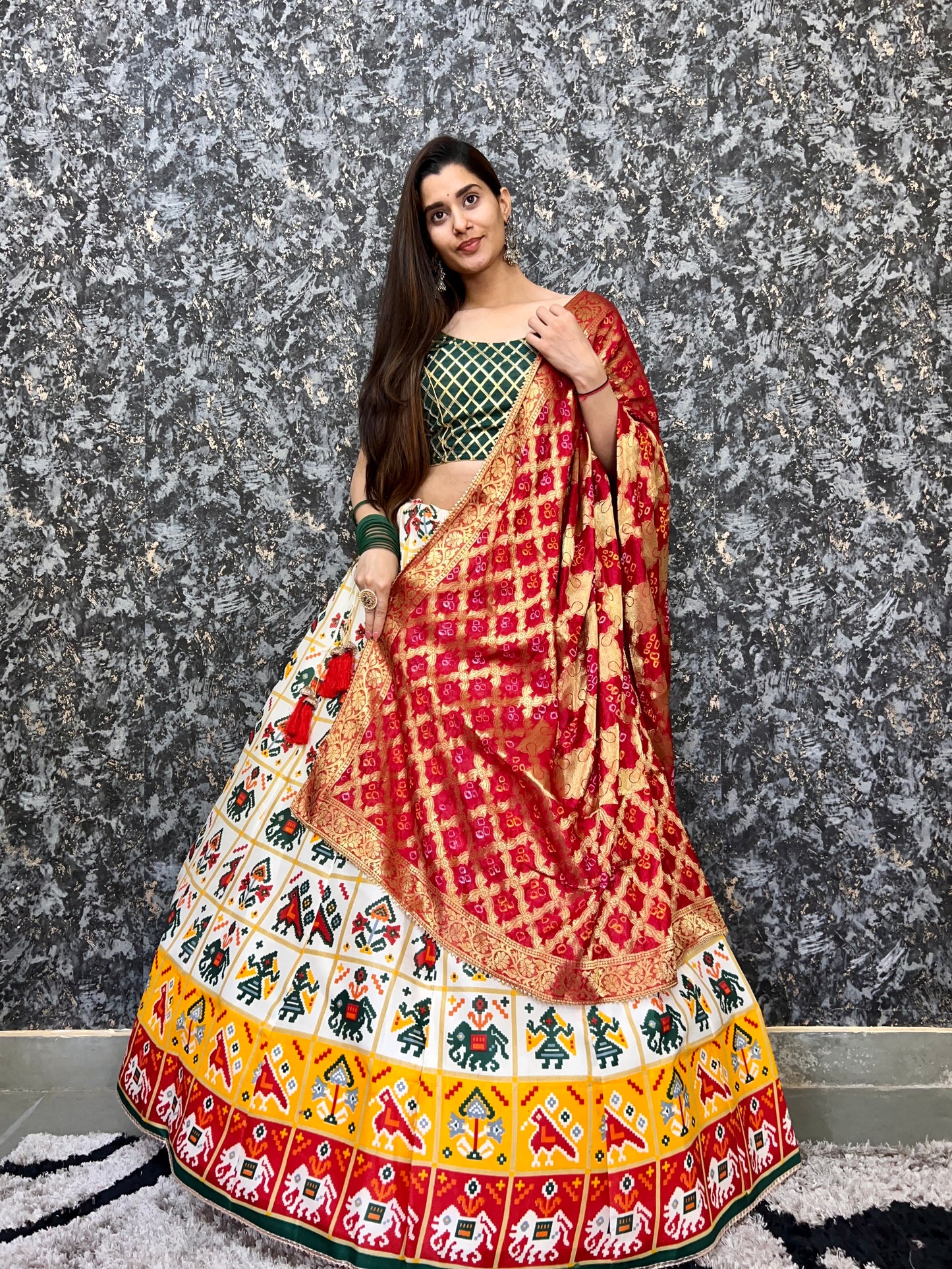 Priyazgallery designer patola silk lehenga