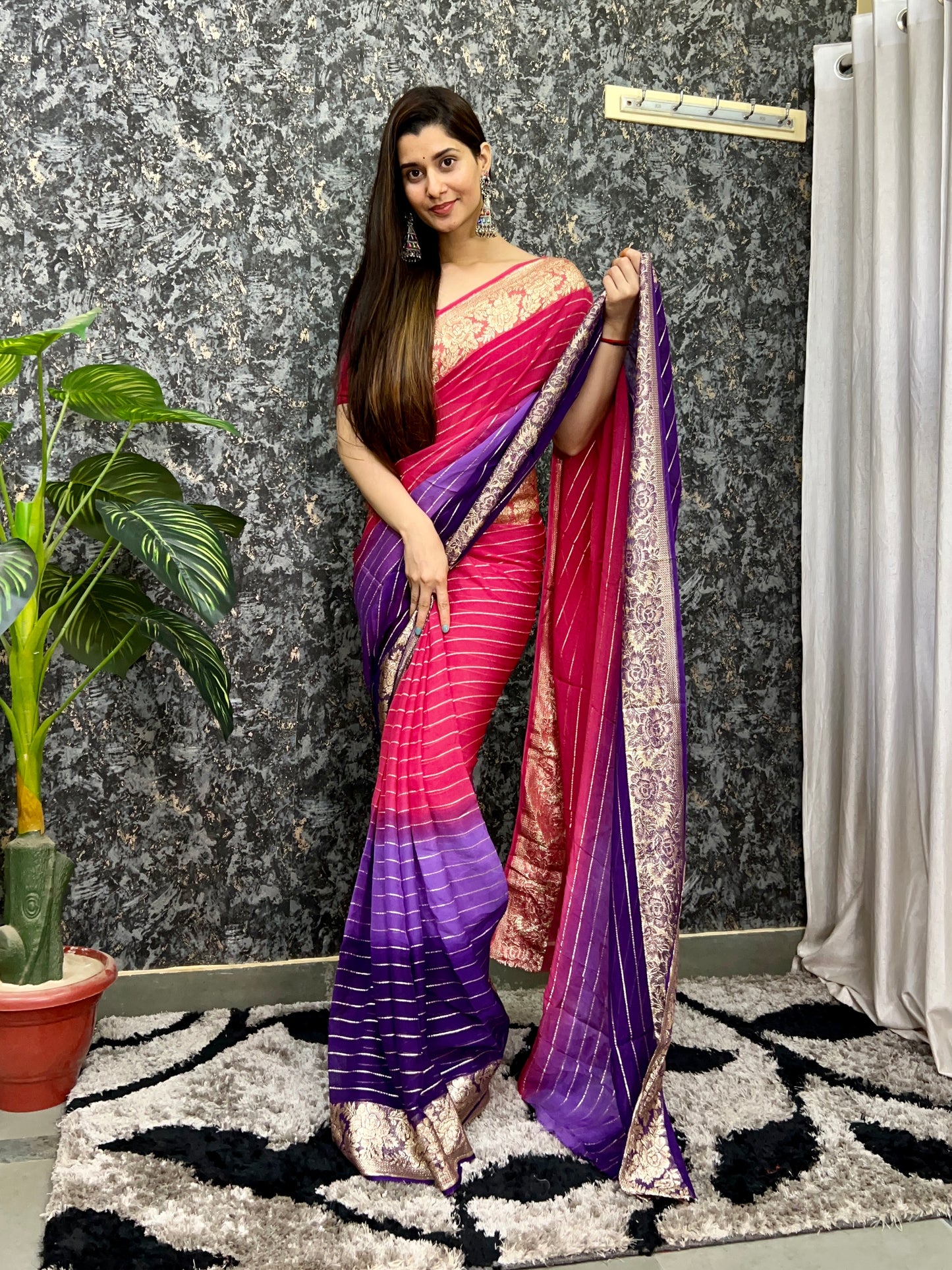 Pure georgette saree